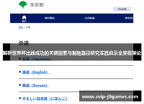 解析世界杯出线成功的关键因素与制胜路径研究实践启示全景框架论